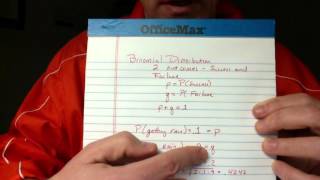 Mean And Standard Deviation From A Binomial Distribution