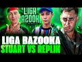 ✨ ESTO ES PURO ARTE ✨ BLON REACCIONA A REPLIK VS STUART | LIGA BAZOOKA