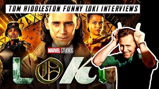 Tom Hiddleston Funny Interviews For Loki Series 2021 | Loki Promotions By Tom Hiddleston | MCU 2021