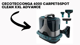 Cecotec Limpiatapicerías con Cable Conga 6000 Carpet\u0026Spot Clean XXL Advance. Aspirador de Tapicerías