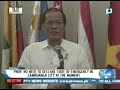 president aquino no need to declare state of emergency in zamboanga city at the moment