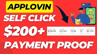 AppLovin Payment Proof: How I Earned with Self Clicks | as developers