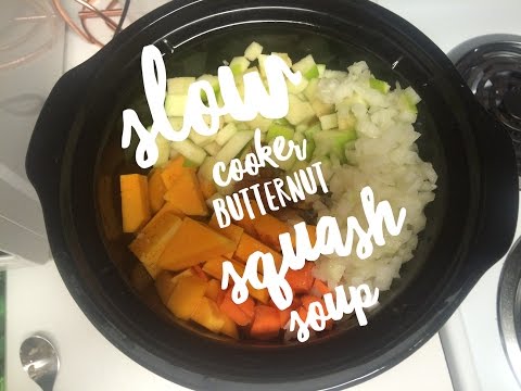 Slow Cooker Butternut Squash Soup Slow Cooker Butternut Squash Soup