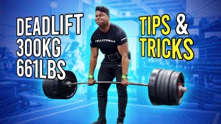 Deadlift 300KG / 661LBS // Deadlift Tips and Tricks // Strength Training