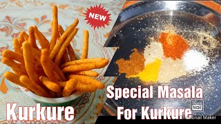 तांदळाच्या पिठाचे  कुरकुरे रेसिपी आणी कुरकुरे मसाला | Kurkure with Special masala recipe | #recipe