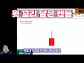 꼬리가 있는 캔들의 비밀 1탄 소름 돋는 결과