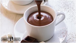 Single-Serve HOT CHOCOLATE RECIPE |  EASY Italian Hot Chocolate for one!