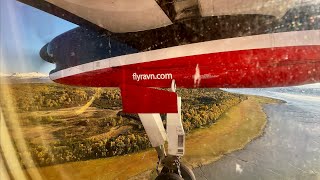 [4K] – Afternoon Anchorage Landing – Ravn Alaska – De Havilland Canada DHC-8-100 – ANC – SCS Ep. 974