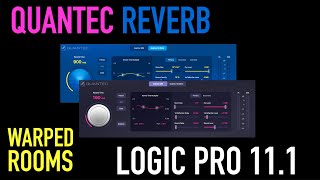 Logic Pro 11.1 QUANTEC Room Simulator | Warped Rooms | PIANO