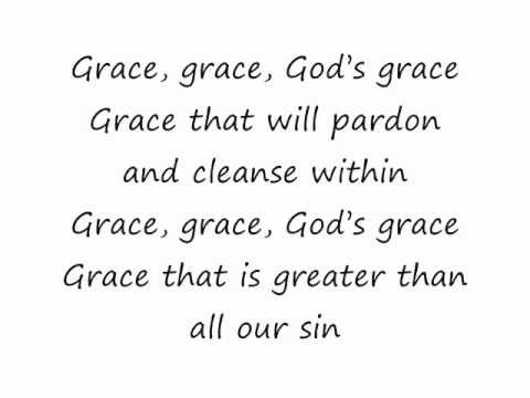 Grace Greater Than Our Sin Hymn - YouTube