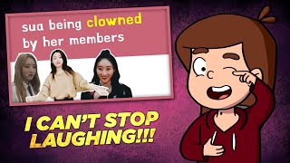 REACTION| introducing sua being clowned by her members By insomnicsy - BARELY AVERAGE