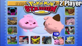 Pokemon Stadium 2 (2 Player) - MINI-GAME CHAMPIONS🏆🌟 - Multiplayer Gameplay #1 - No Commentary