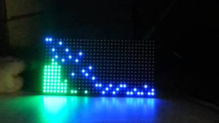 16x32 RGB LED Equalizer Display