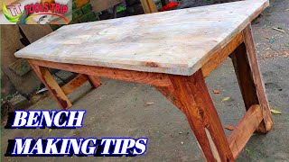 WOODEN BENCH MAKING ! WOOD BENCH IDEAS ! SCHOOL BENCH MAKING !GYM BENCH