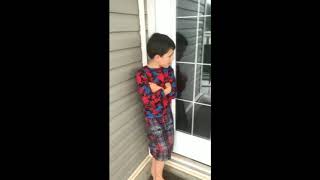 Mom and Son Witness Lightning Strike Tree in Their Yard, Son Cries Hysterically