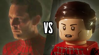 Spider-Man No Way Home in LEGO! (side by side)