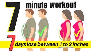 7 DAY WORKOUT CHALLENGE -TO LOSE BELLY FLAB -7 MINUTE HOME WORKOUT FOR MEN & WOMEN TO LOSE  WEIGHT