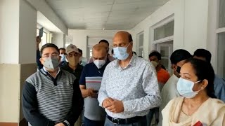 DC Rajouri Visits Covid Care Centre