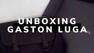 Unboxing Gaston Luga Backpack - Praper Black