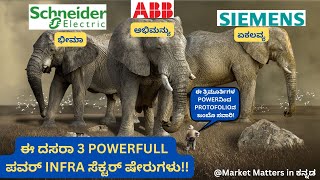 Dussehra Pick | ಪವರ್ INFRA ಸೆಕ್ಟರ್ #abb #siemens #schneider #electric #dasara #mysore #capitalgoods