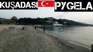 KUŞADASI TURKEY PYGELA PLAJI Virtual Walking Tour | March 2021