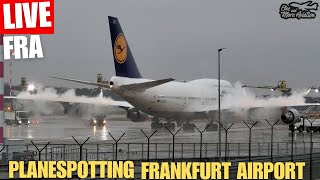 🔴Live Planespotting Frankfurt Airport | Deicing Action in FRA #decing #live