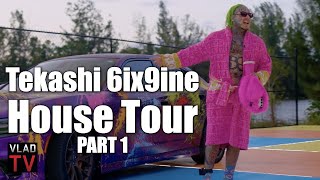 Tekashi 6ix9ine Mansion Tour: Backyard Studio Built on Top of Live Alligators (Part 1)