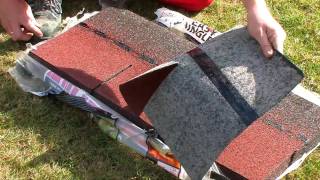 Bricolage: comment poser l'Easy Shingles (bardeaux) sur votre toit (abri de jardin) ?