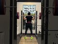 170kg 백스쿼트 뒷모습