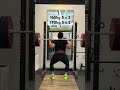 170kg 백스쿼트 뒷모습