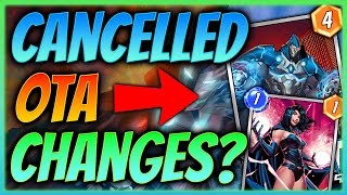 HUGE Cancelled OTA Changes!?! - Marvel Snap