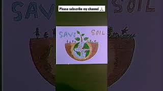 SAVE SOIL DRAWING #shorts #savesoil #trending