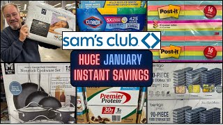 SAM'S CLUB ~ *HUGE* NEW JANUARY INSTANT SAVINGS! (Part 1)  1/3 - 1/26