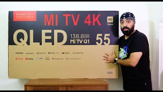 Mi QLED TV 4K 55 - Unboxing and Impressions - The Next-Gen Mi TV with Everything New 🔥