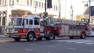 PFD Ladder 23, Engine 13, Ladder 9, Battalion 4, Engine 11 & Engine 27 Responding