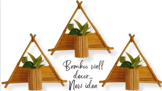 Bamboo wall hanging craft/unique idea