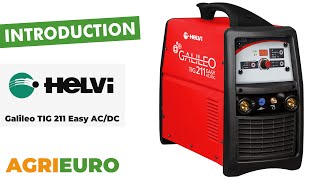 Introducing the HELVI Galileo TIG 211 easy AC/DC Inverter Welding Machine