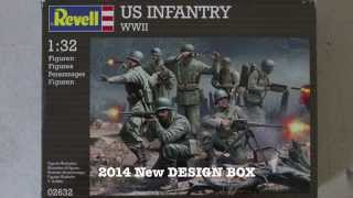 REVELL 1:32 US INFANTRY WW2 2014 REISSUE