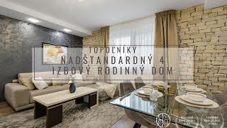 Nadštandardný 4 izbový rodinný dom s troma garážami a veľkým pozemkom, Topoľníky