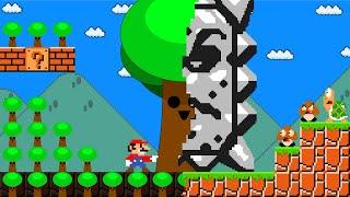 Cat Mario: Anything Turns to Sprunki Mr Tree When Mario Touches It