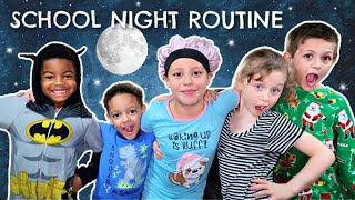 School Night Routine with a LARGE family of 17!