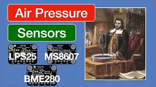 Three Air Pressure Sensors with Four Microcontrollers