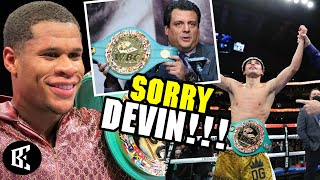 Devin Haney DONE DIRTY By the WBC!!!
