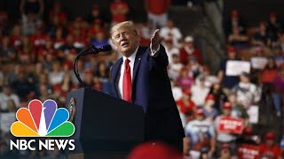 President Donald Trump Mocks Man At Rally: 'That Guy's Got A Serious Weight Problem' | NBC News