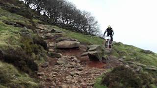 Graham Jarvis testing his Montesa for the Scottish Six Day