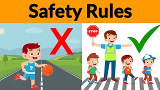 Safety rules | Safety rules for kids | Safety on road | Safety at home|  #safetyrulesforkids #safety