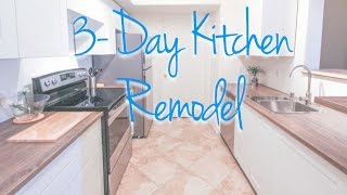 Kitchen Remodel for Less Than $3,500