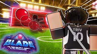 Finally Playing This NEW Blade Ball Game.. (Roblox Blade League)