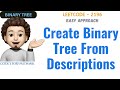 Create Binary Tree From Descriptions | Simplest Approach | Leetcode 2196 | codestorywithMIK