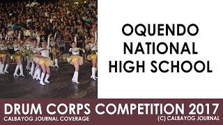 DRUM CORPS COMPETITION 2017 - OQUENDO NATIONAL HIGH SCHOOL